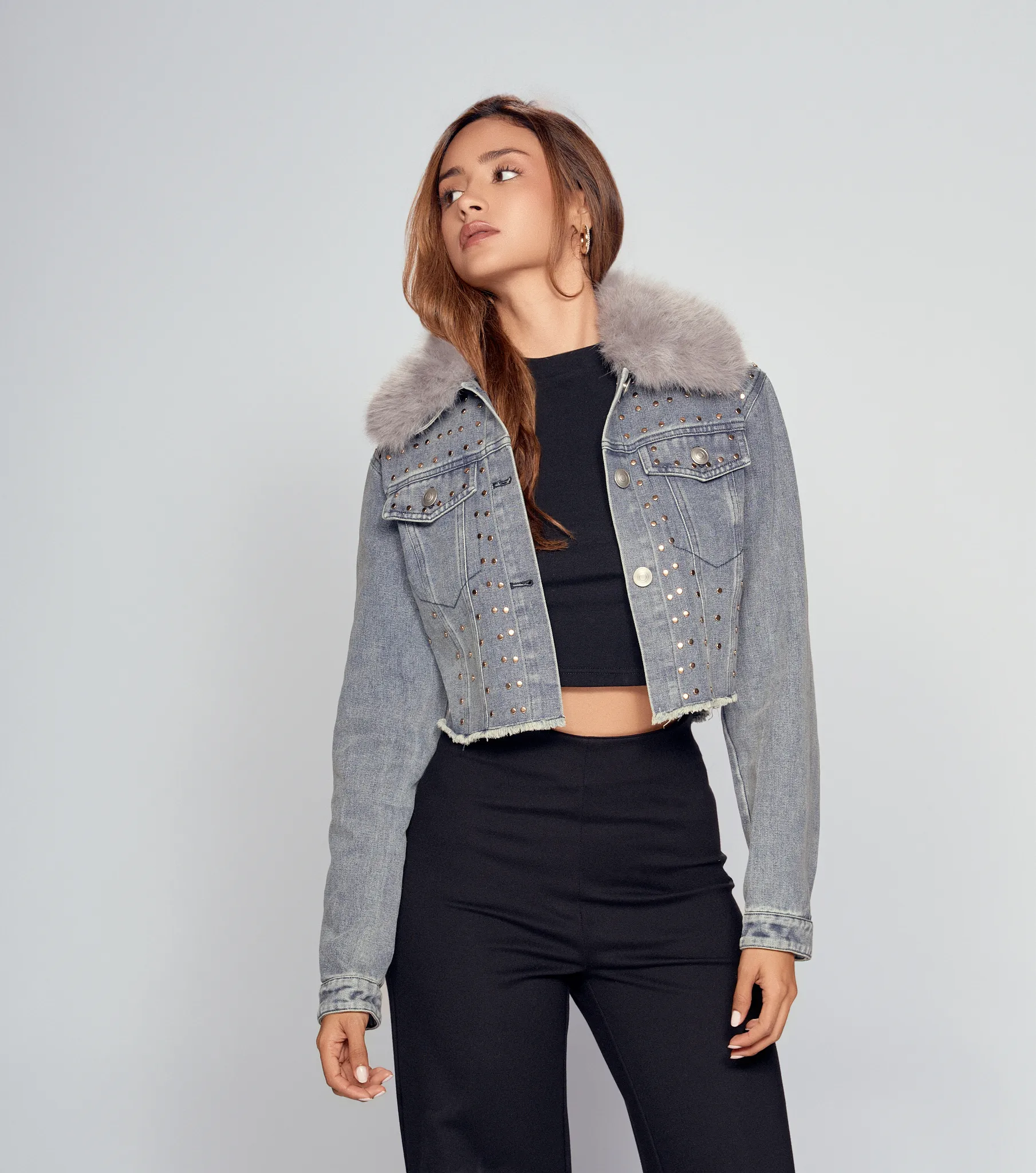 Chaqueta Denim Unicolor DerekAZ