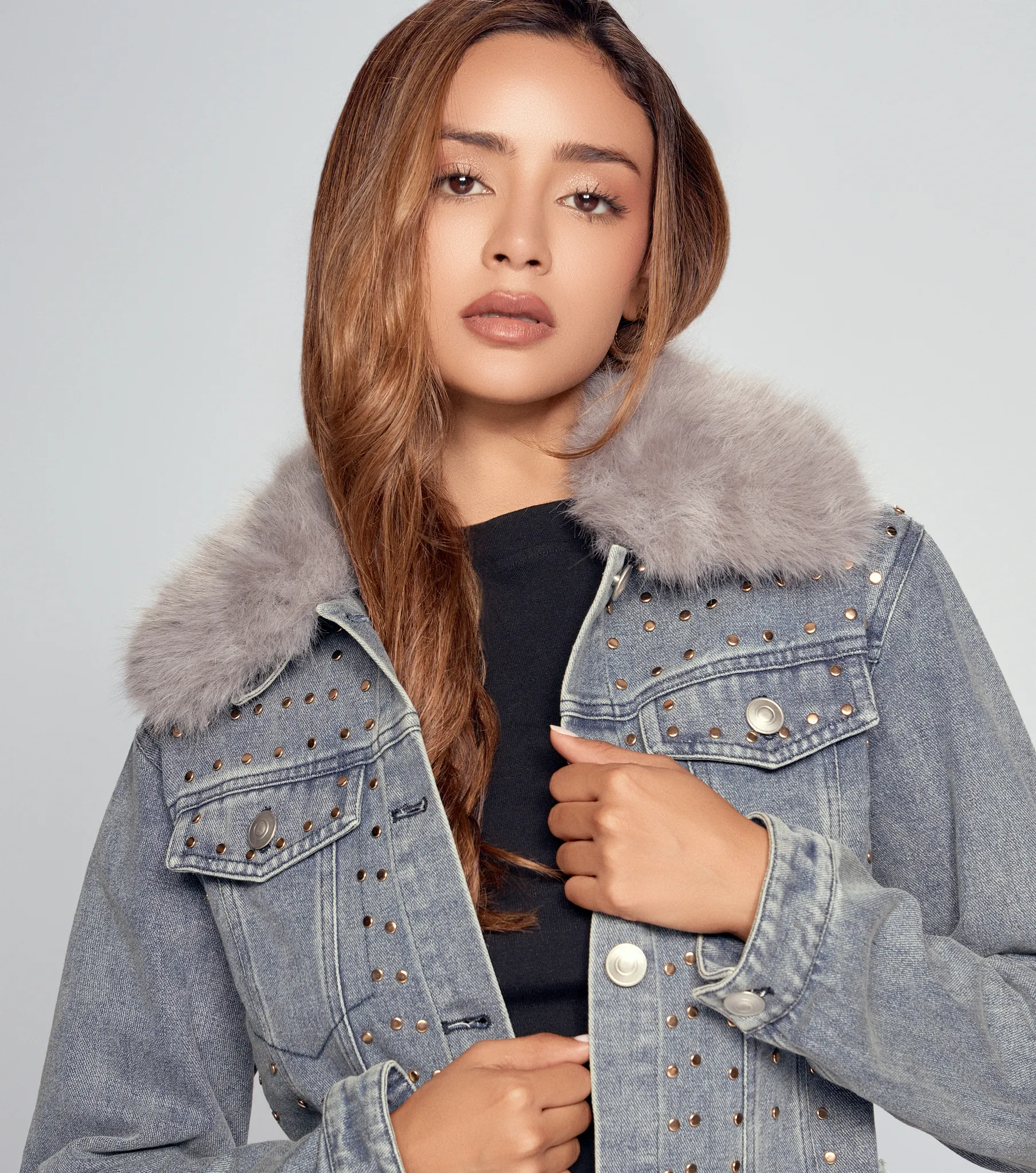 Chaqueta Denim Unicolor Derek 833997 AZ