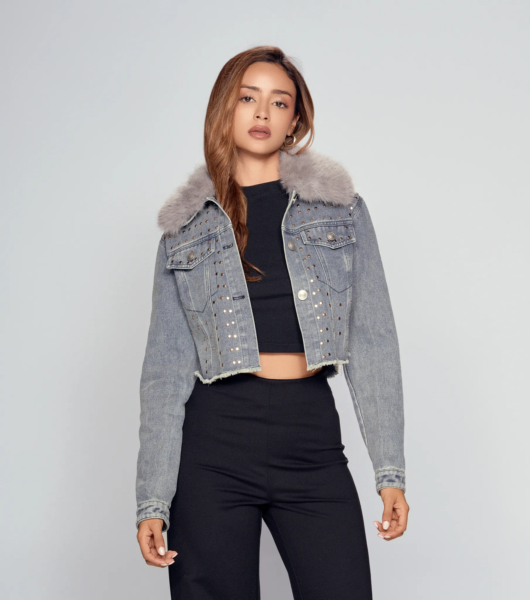 Chaqueta Denim Unicolor Derek 833997 AZ