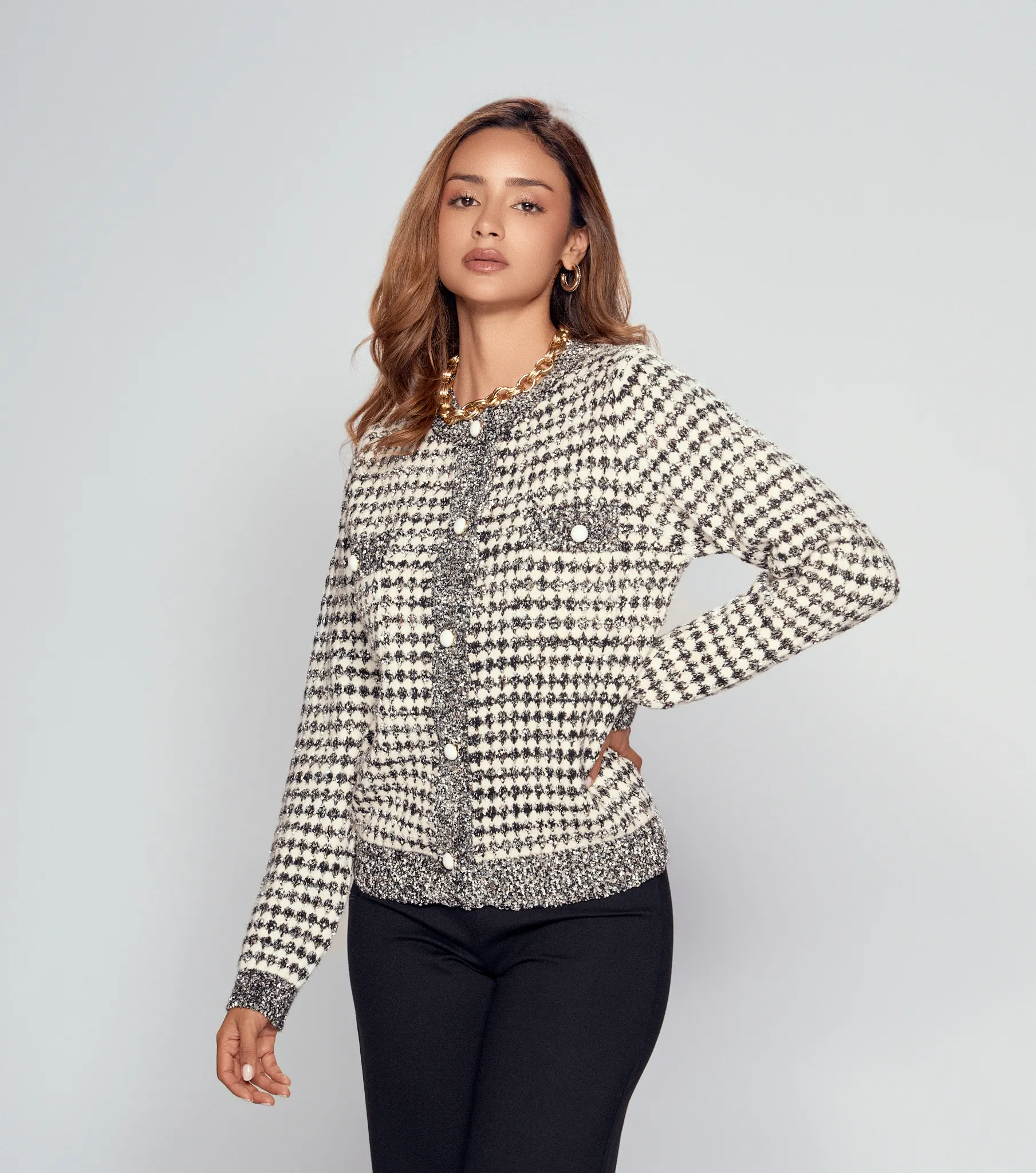 Chaqueta Diseno A Cuadros Derek 834192 GR