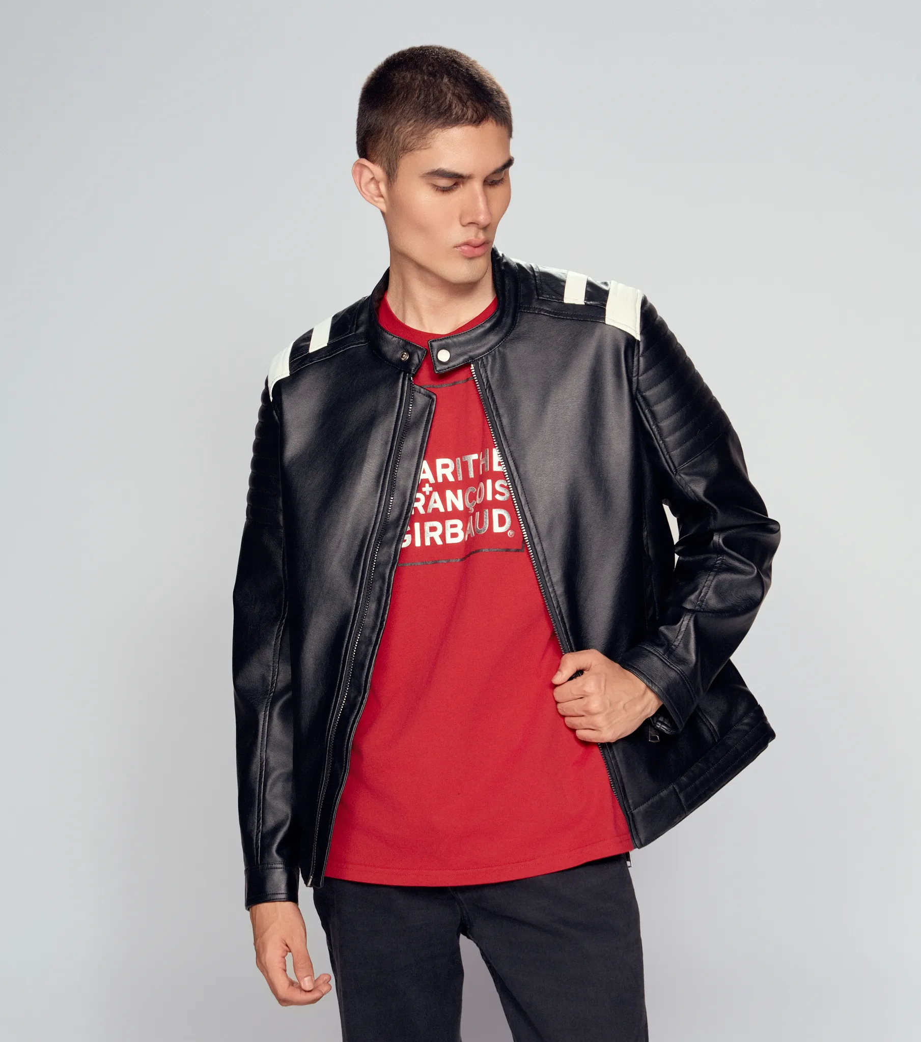 Chaqueta Polipiel Unicolor Unser 833953 NG