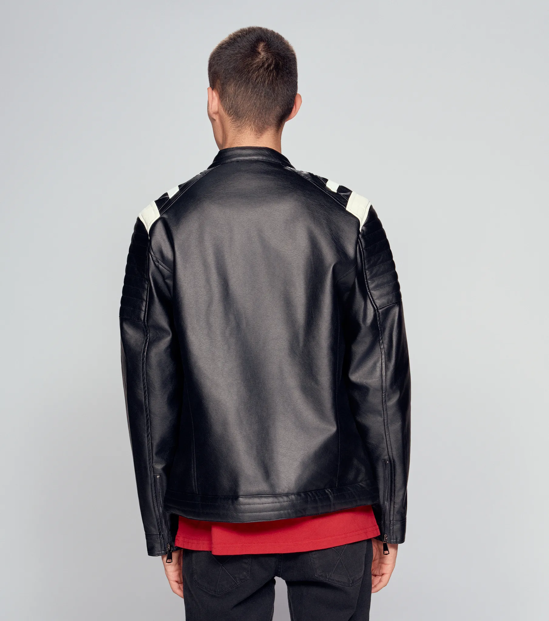 Chaqueta Polipiel Unicolor Unser 833953 NG