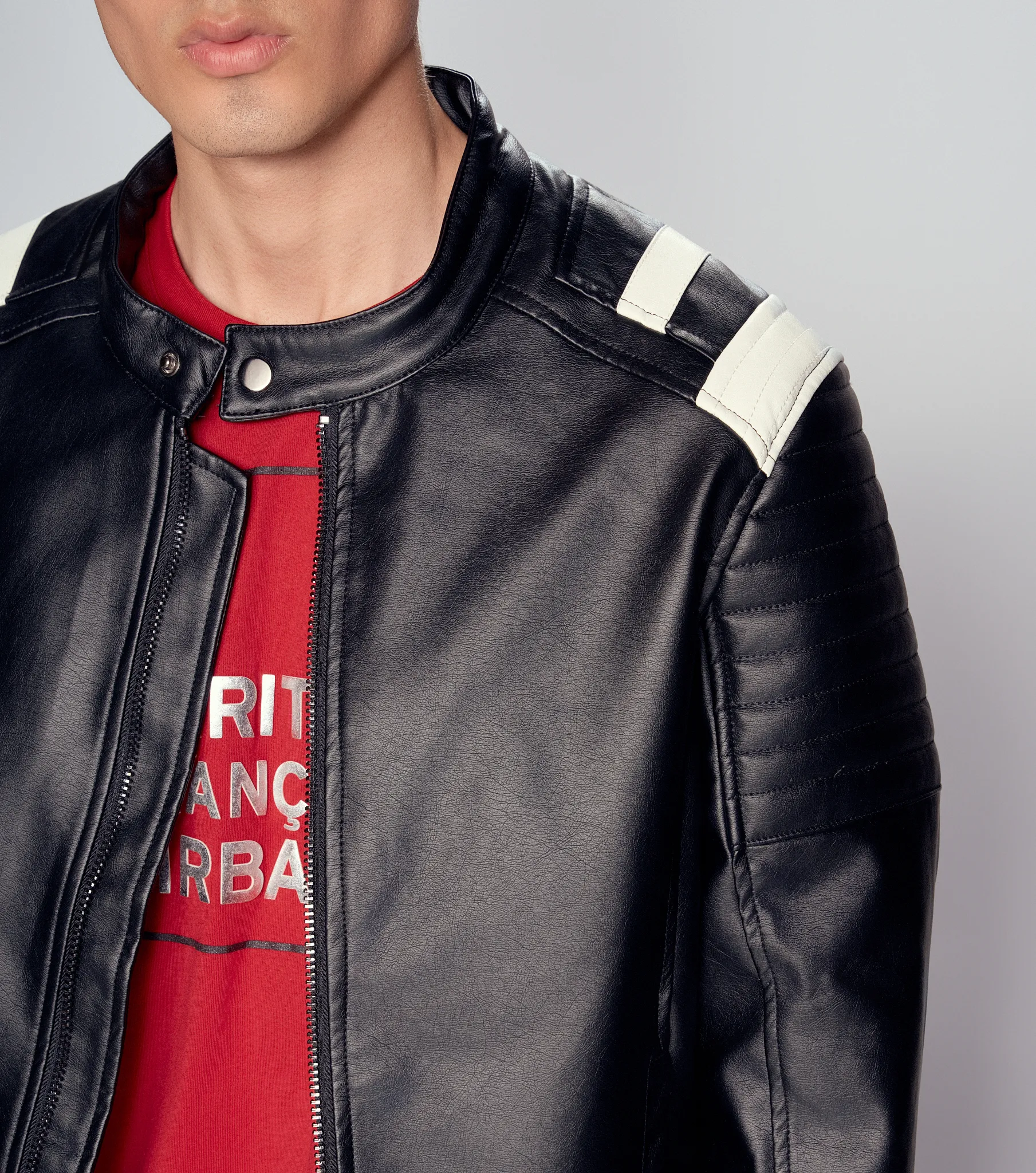 Chaqueta Polipiel Unicolor Unser 833953 NG