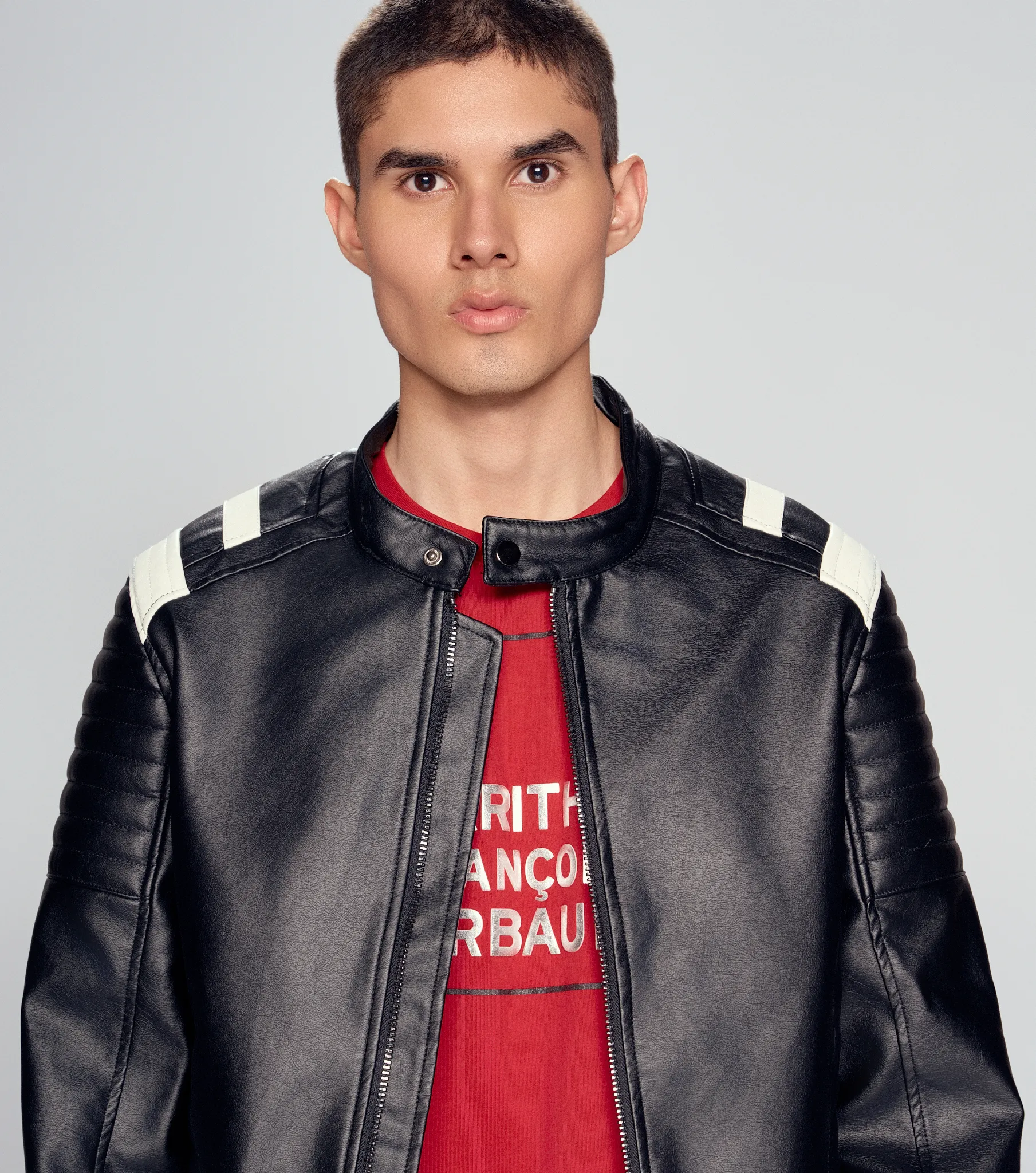 Chaqueta Polipiel Unicolor Unser 833953 NG