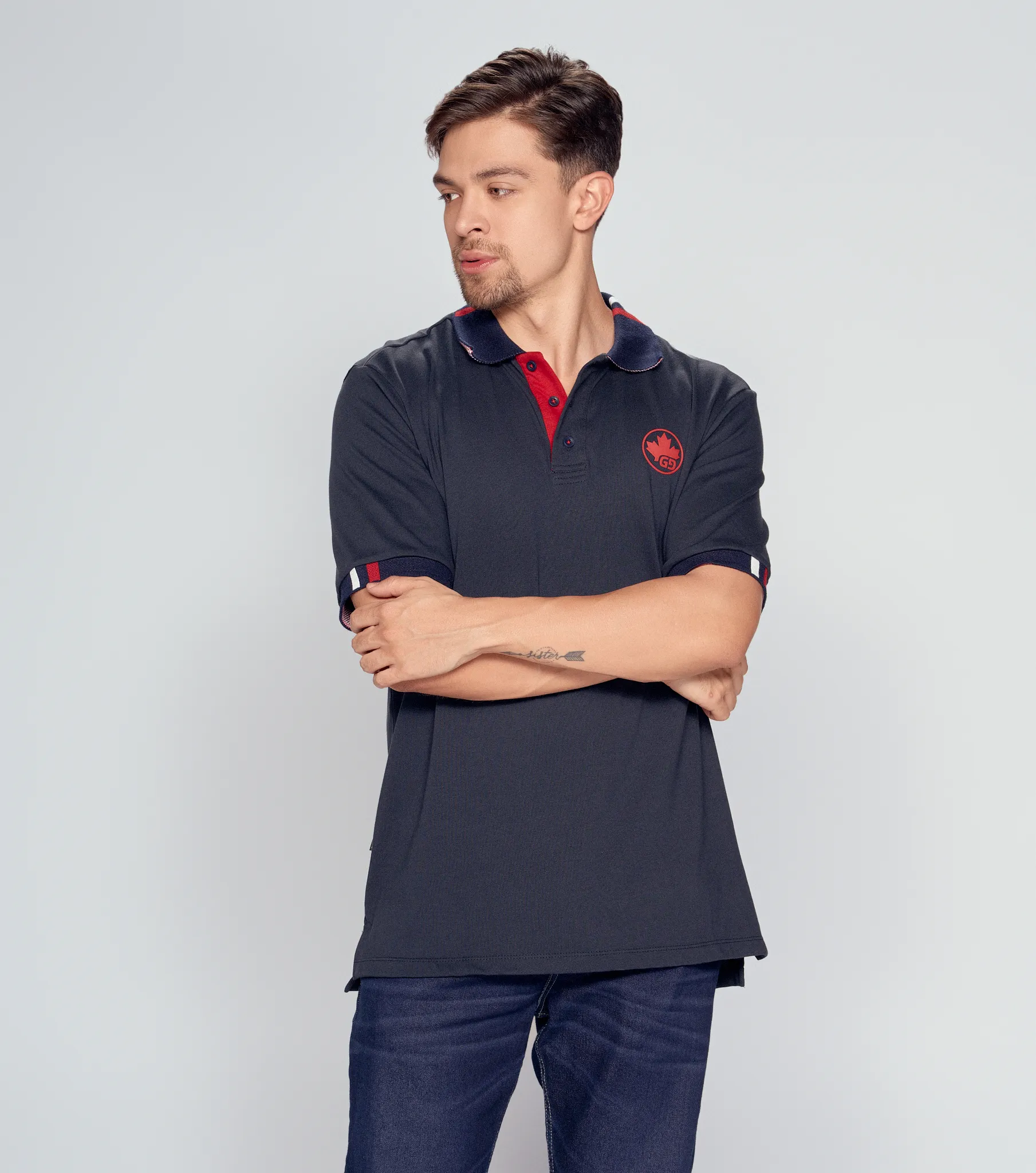 Cody Polo Regular Masculino Groggy 834659 AO