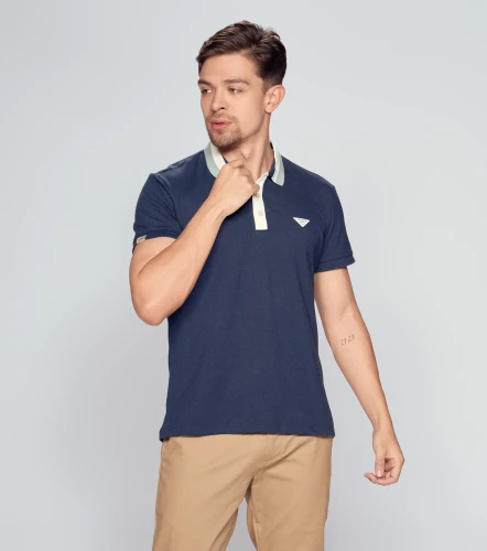 Comfort Frank Polo Unicolor Y Cuello Tejido UnserAZ
