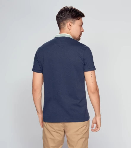 Comfort Frank Polo Unicolor Y Cuello Tejido UnserAZ