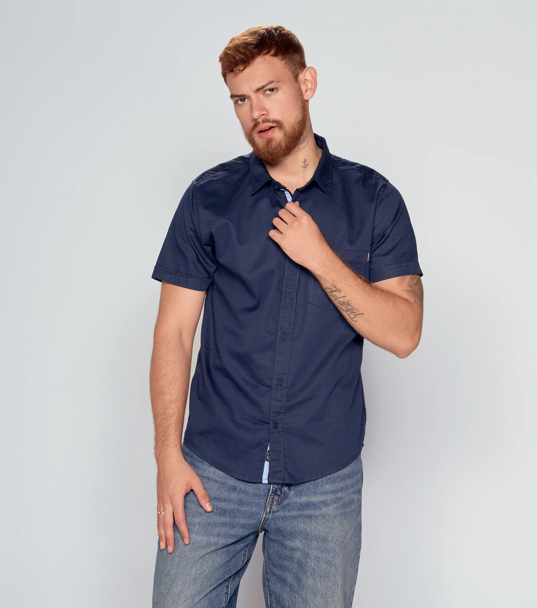 Comfort Liam Camisa Unicolor M C UnserAZ