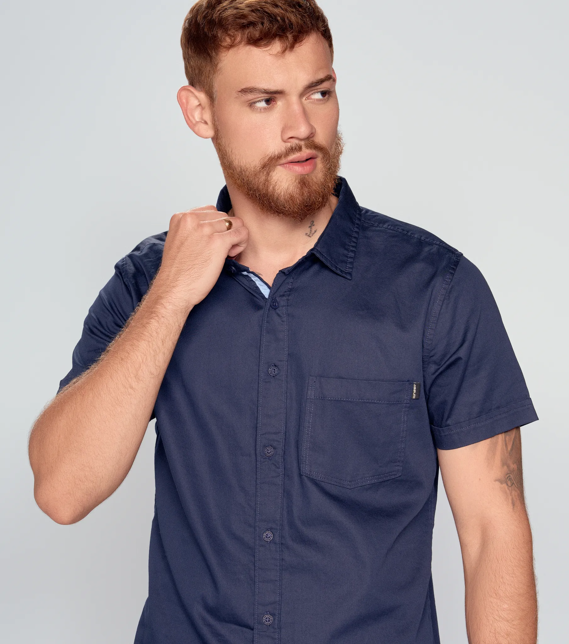 Comfort Liam Camisa Unicolor M C Unser 835130 AZ