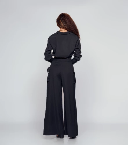 Conjunto Blusa Manga Larga Y Pantalon Unicolor DerekNG