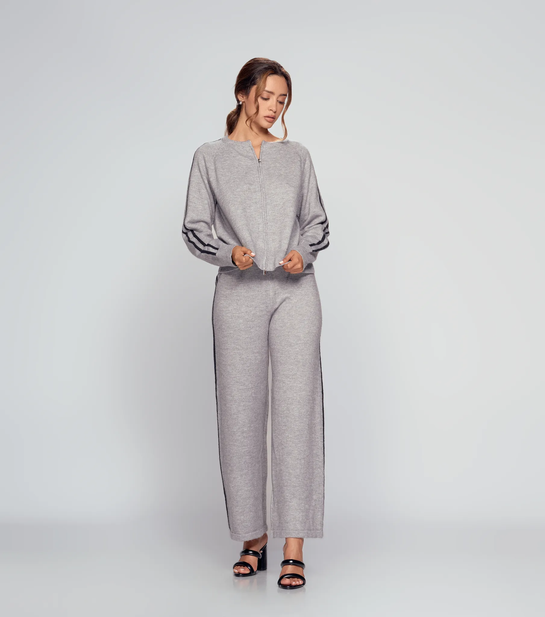 Conjunto De Sueter Y Sudadera Unicolor Derek 834261 GR