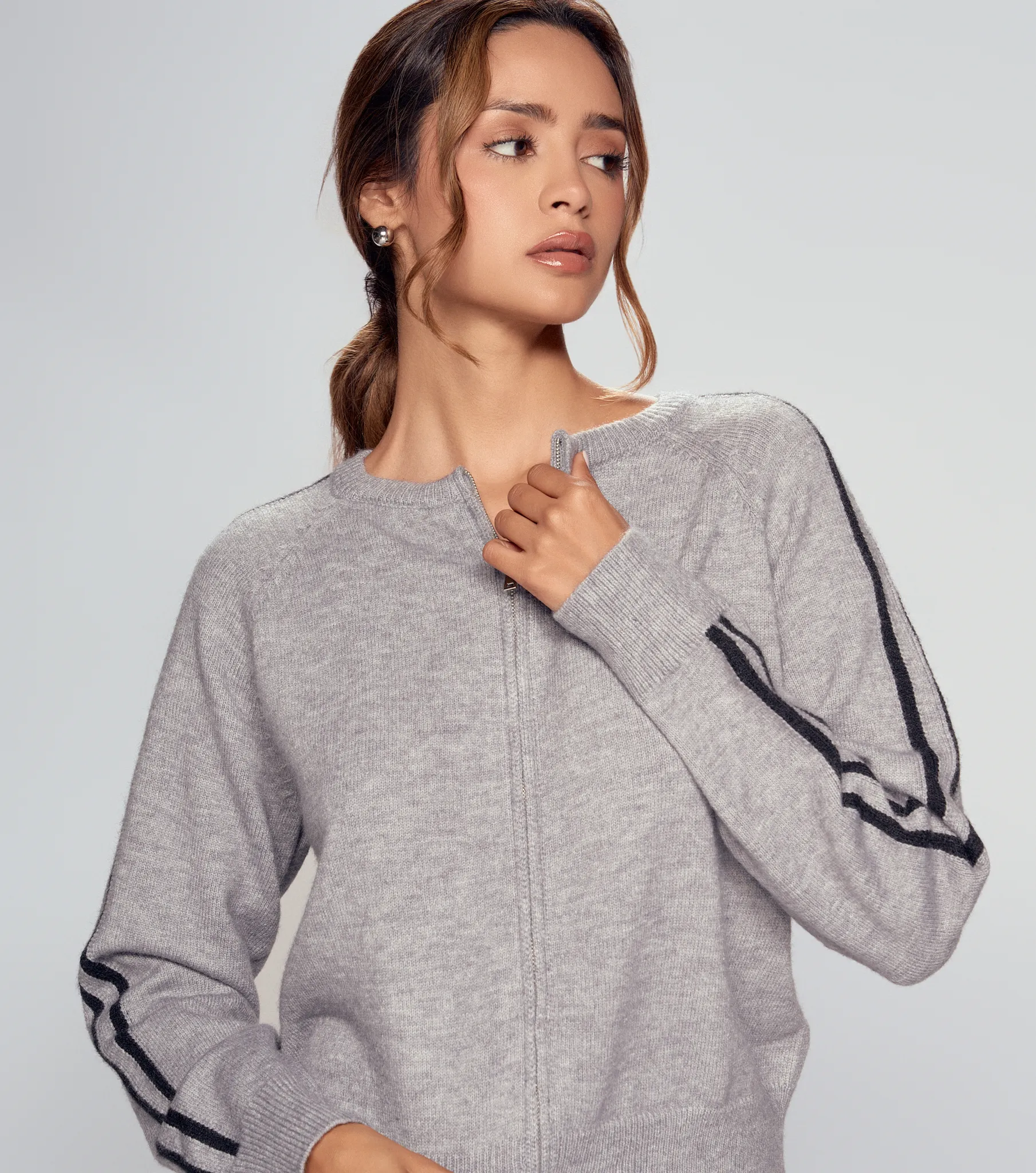 Conjunto De Sueter Y Sudadera Unicolor Derek 834261 GR