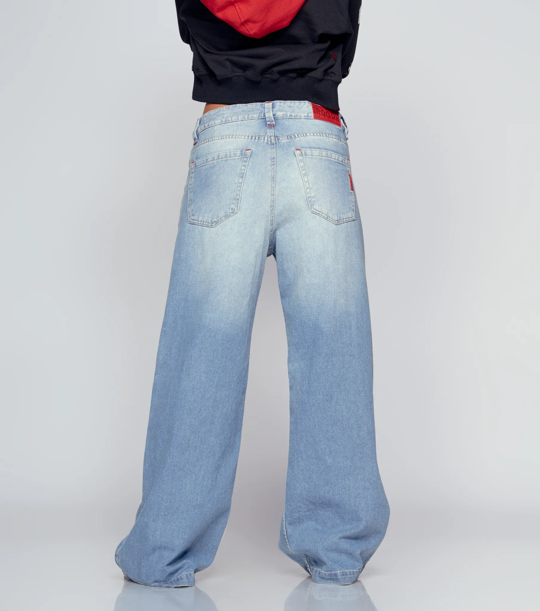 Dagny Jean Wideleg Femenino Groggy 833153 AC