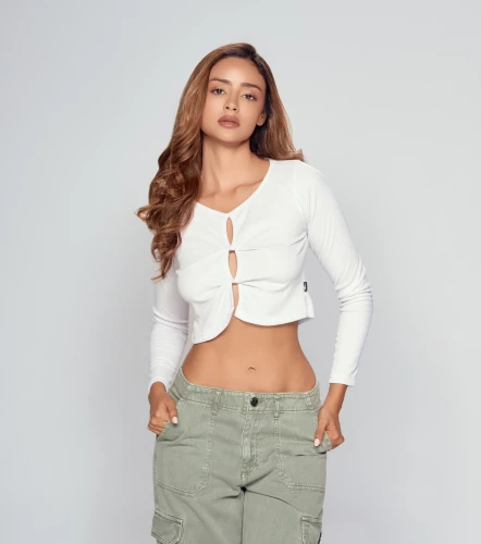 Demmi Blusa Slim En Rib Cruzada TyperBL