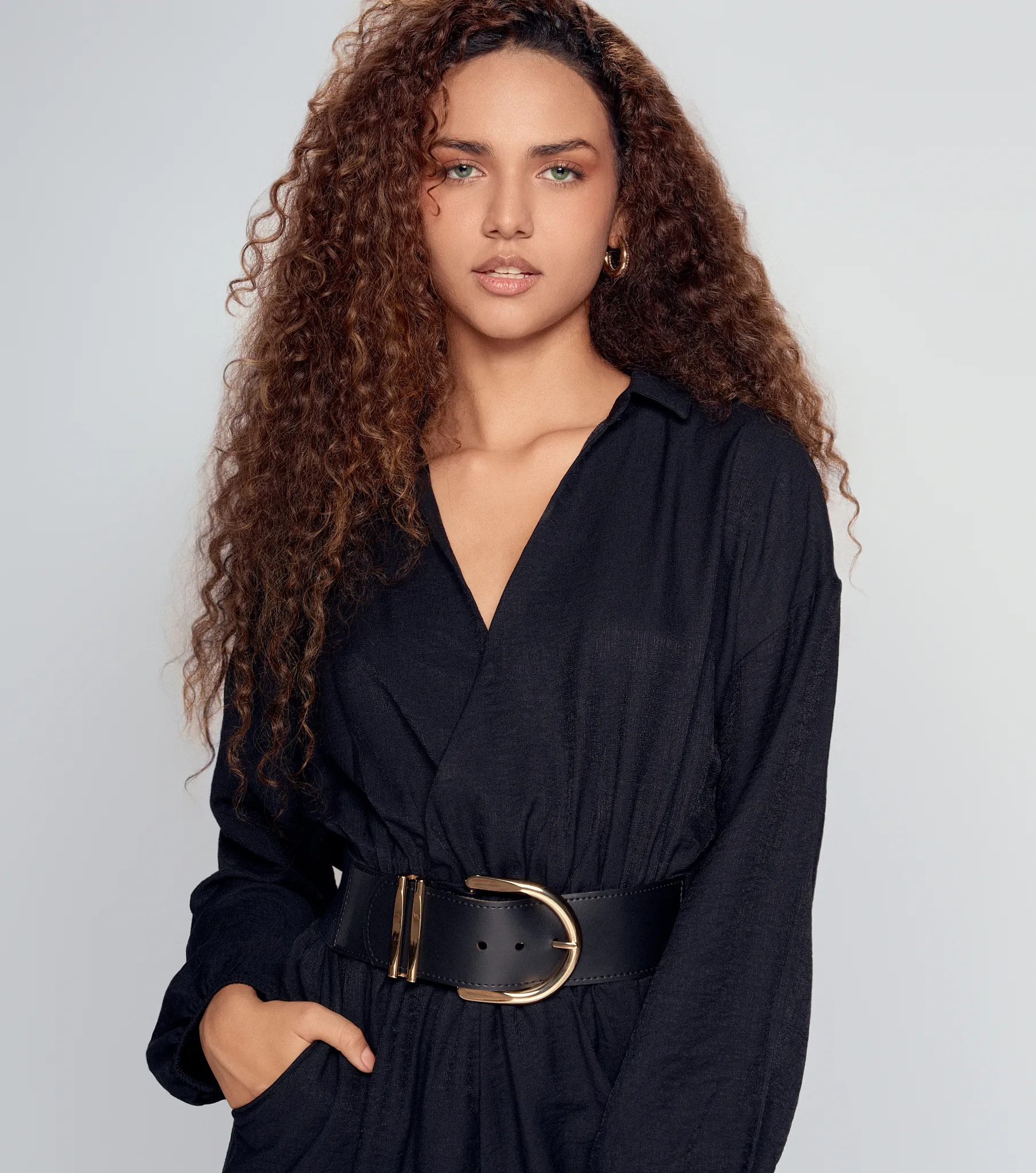 Enterizo Short Para Mujer Manga Larga Unicolor Derek 834843 KQ