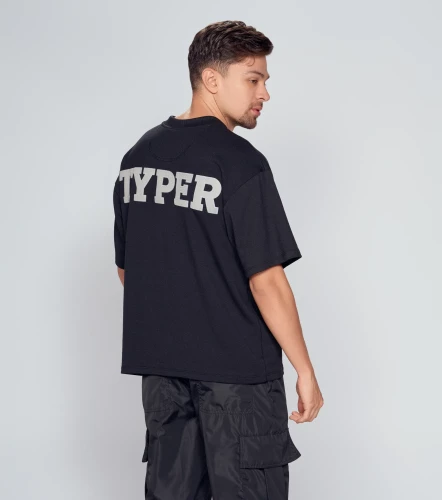 Liam T Shirt Boxy En Burda Estampada TyperNG