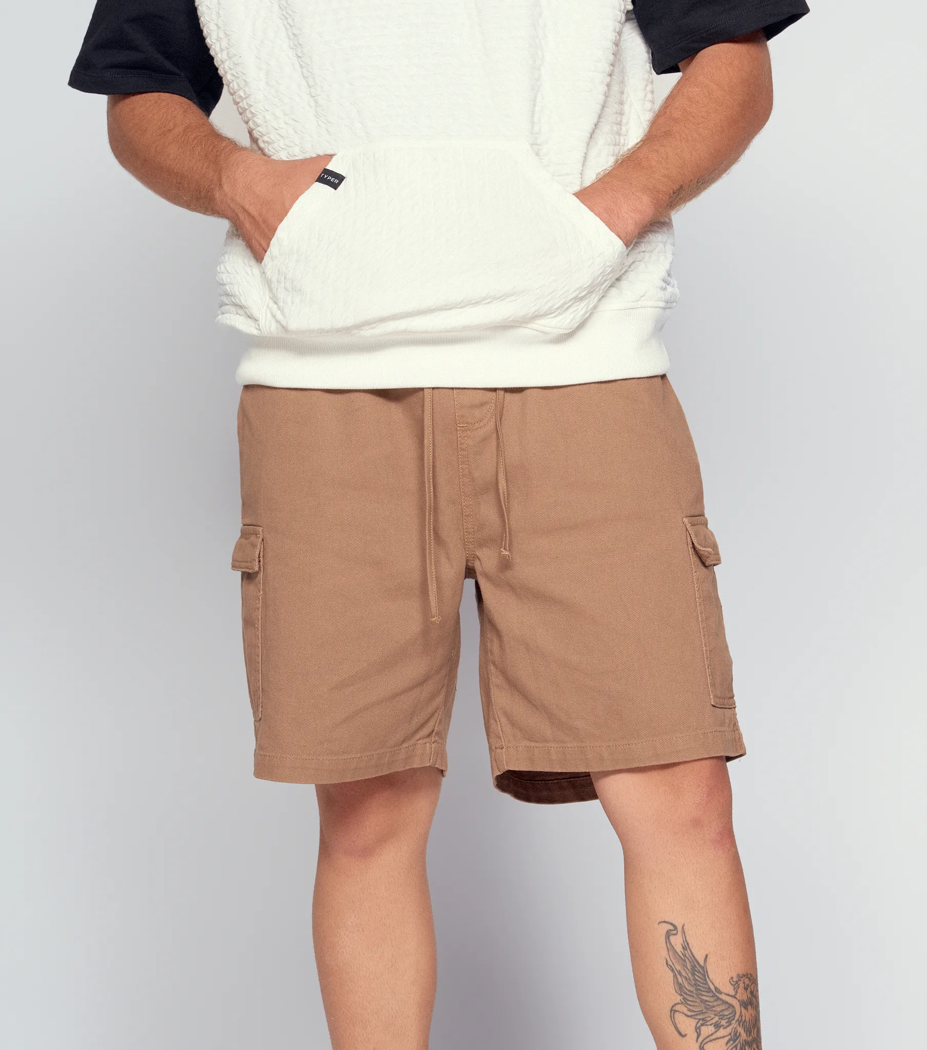 Mau Bermuda Baggy Cargo Encauchada TyperCF