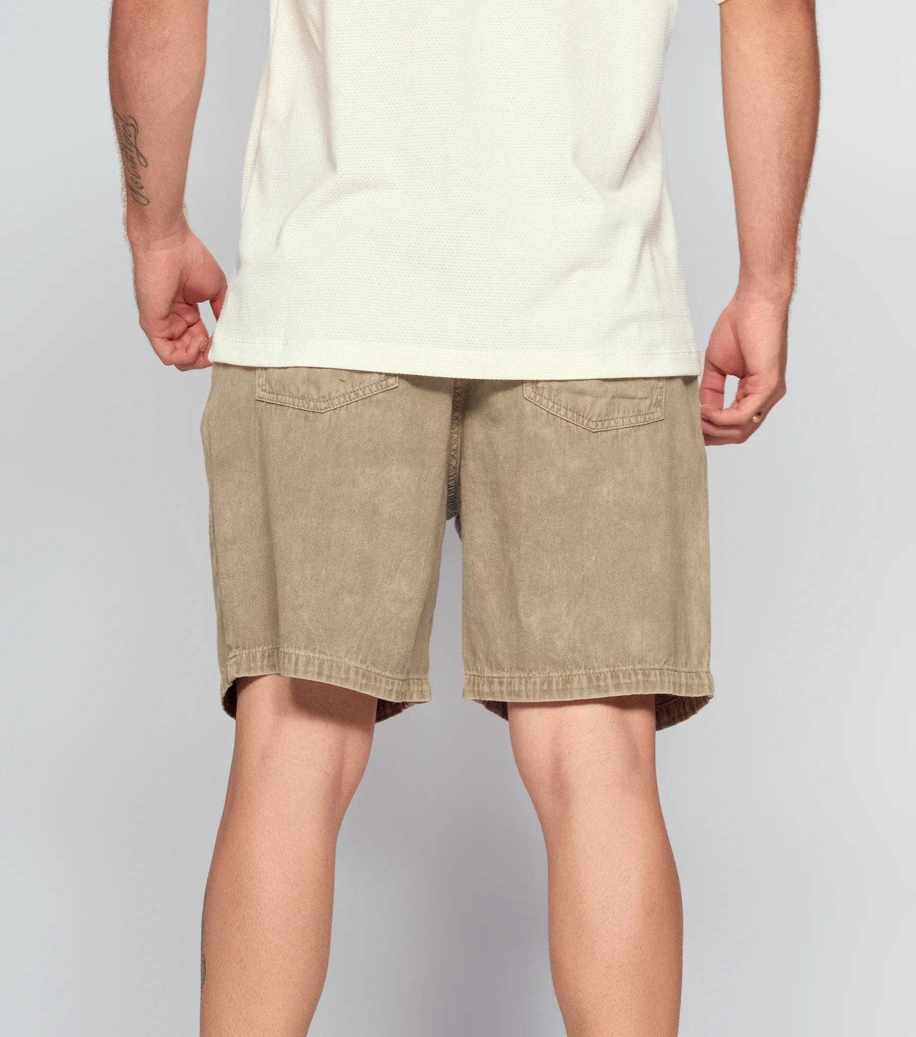 Miguel Bermuda Relaxed Acidwash Typer 834499 