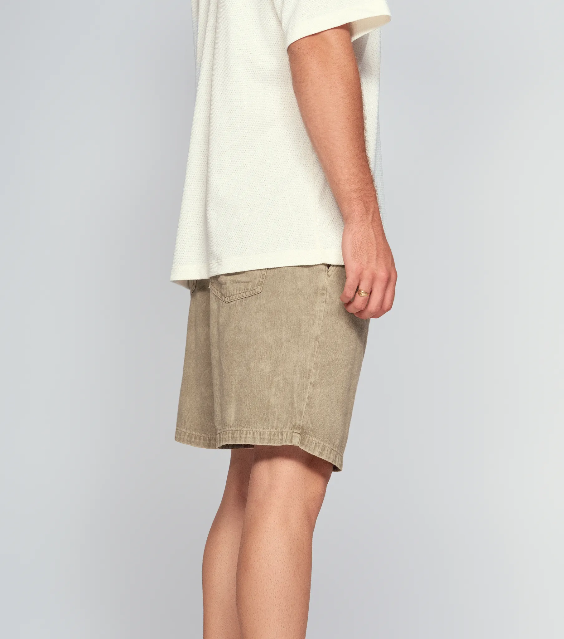 Miguel Bermuda Relaxed Acidwash Typer 834499 
