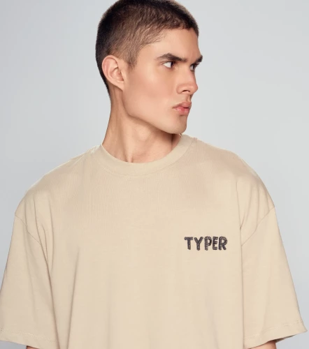 Oporto T Shirt Oversized Bordado Y Estampado TyperKQ