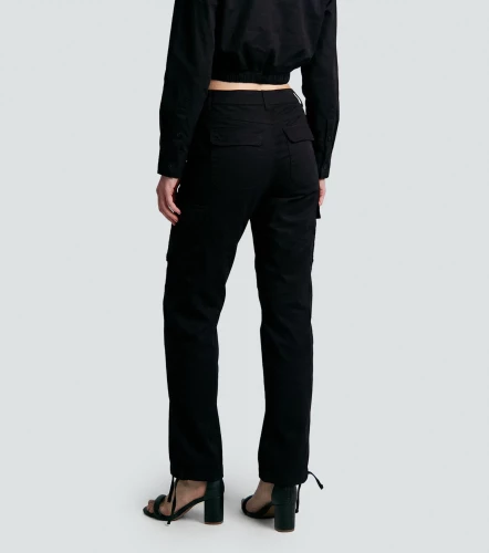 Pantalon De Mujer Unicolor Cargo DerekNG