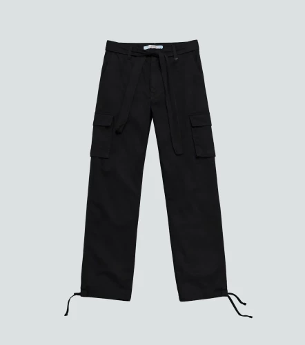 Pantalon De Mujer Unicolor Cargo DerekNG