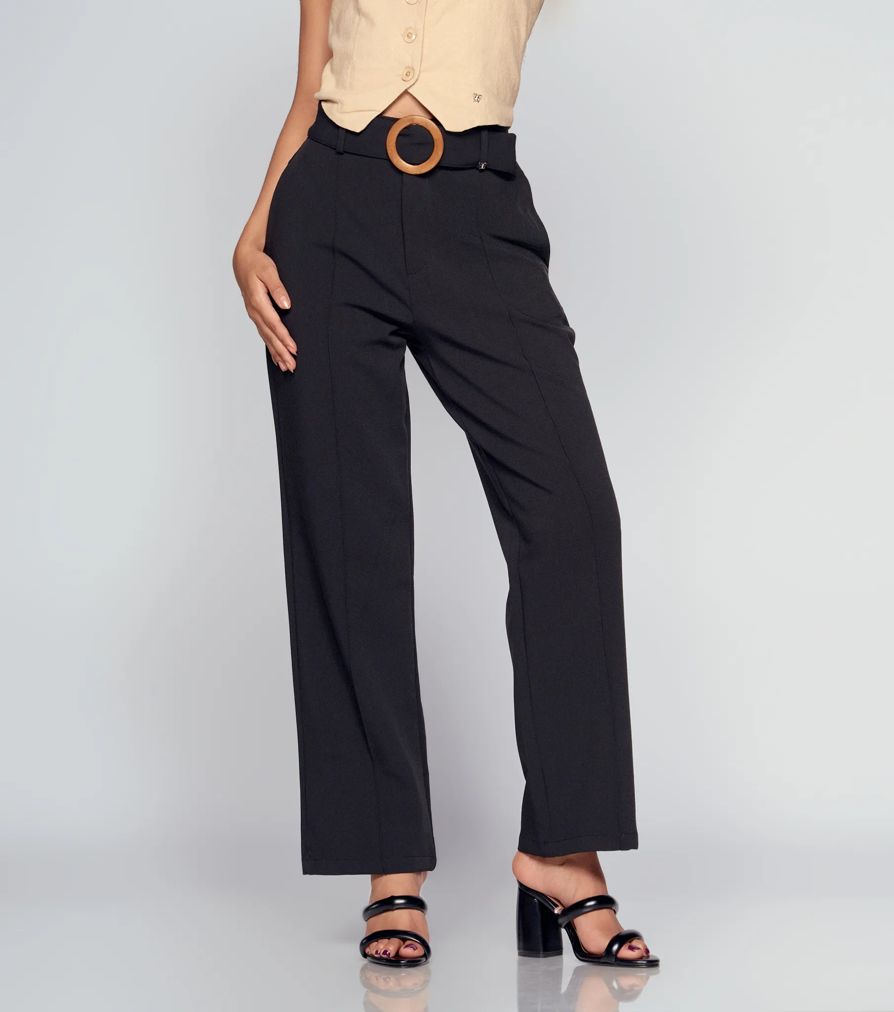 Pantalon Para Mujer Unicolor DerekNG