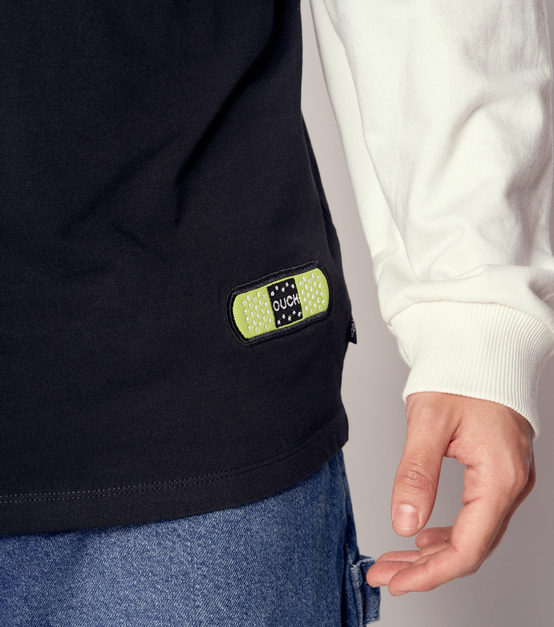 Paulo T Shirt Oversize Bordada Typer 834508 BL