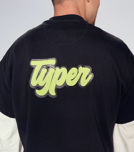 Paulo T Shirt Oversize Bordada TyperNG