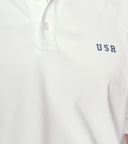 Polo Para Hombre Molderia Slim Con Estampado UnserBL