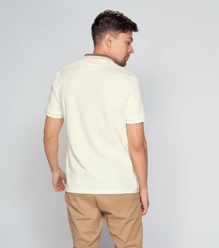 Polo Para Hombre Unicolor Molderia Slim Manga Corta UnserAR