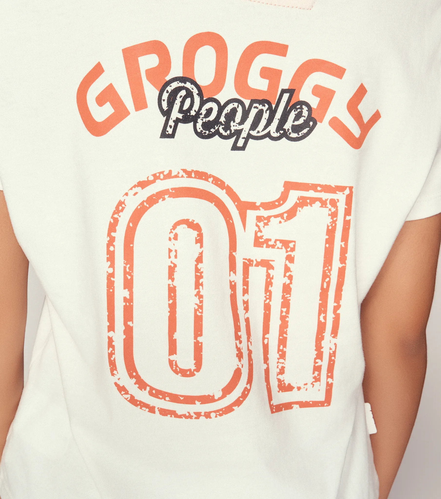 Rowanda T Shirt Regular Femenina Groggy 834572 CR