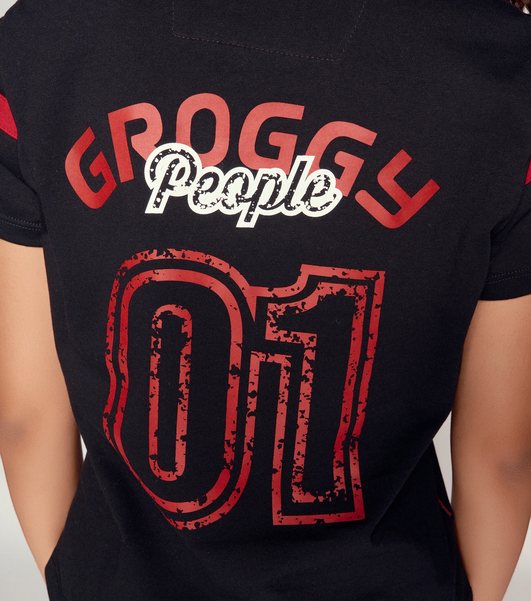 Rowanda T Shirt Regular Femenina Groggy 834572 CR