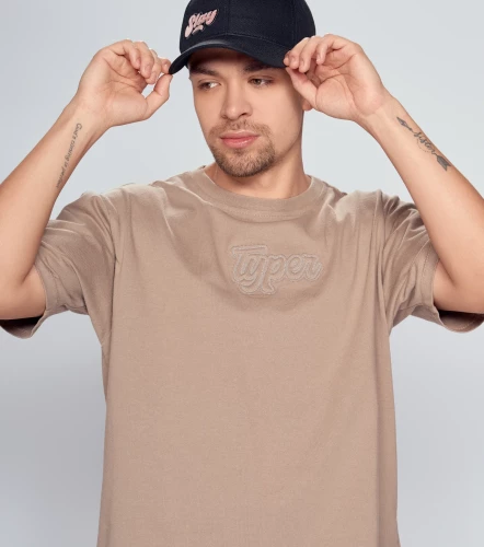 Samuel T Shirt Burda Combinada Bordada TyperCF