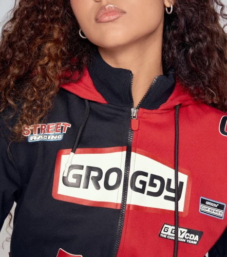 Shantal Crop Hoodie Femenino GroggyCU