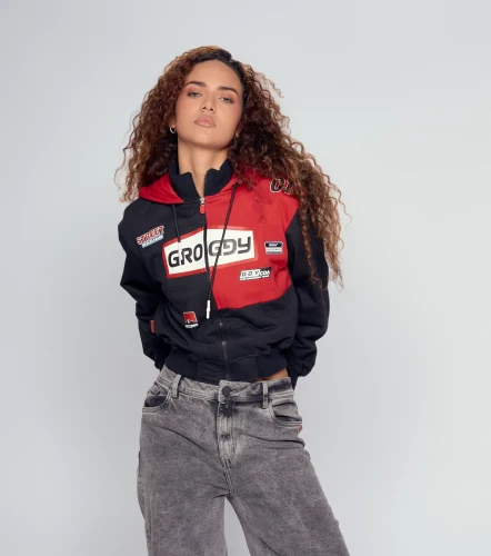 Shantal Crop Hoodie Femenino GroggyCU