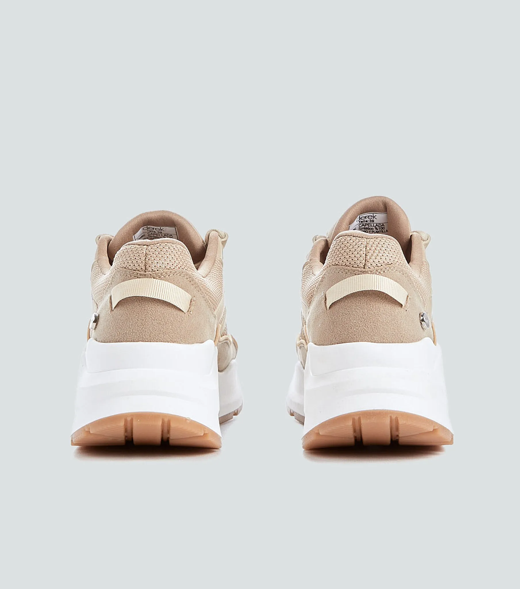 Tenis Para Mujer Karol Combinado Con Cordones Derek 832510 KQ