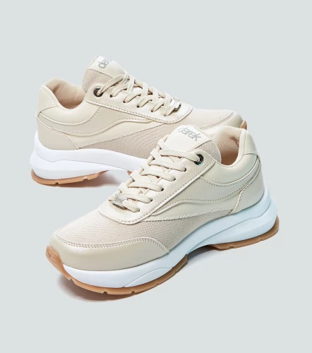 Tenis Para Mujer Unicolor Con Suela Alta DerekKQ