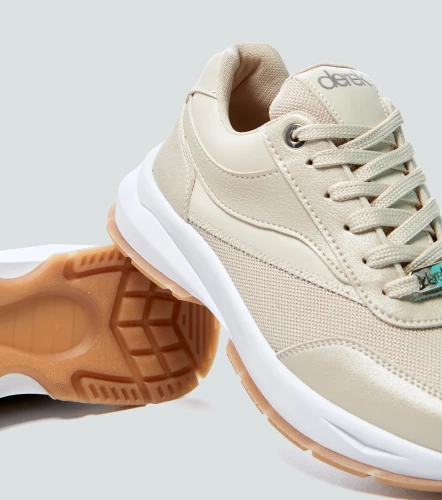 Tenis Para Mujer Unicolor Con Suela Alta DerekKQ