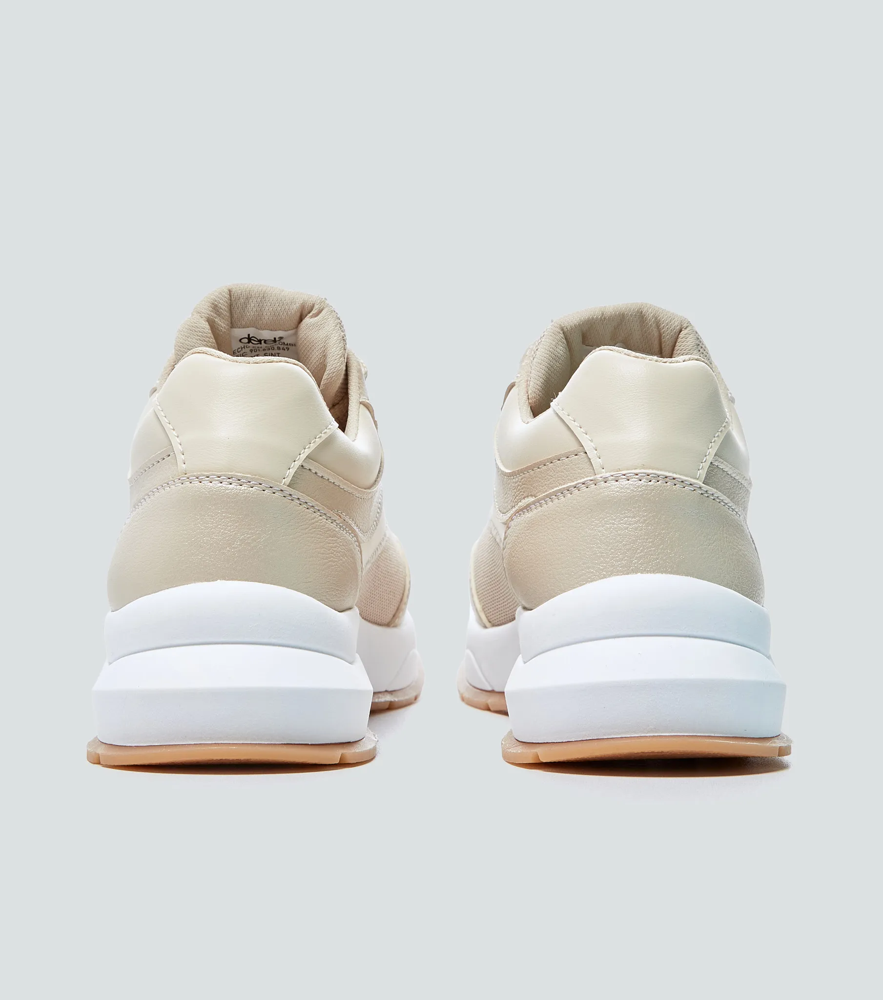 Tenis Para Mujer Unicolor Con Suela Alta Derek 834949 KQ