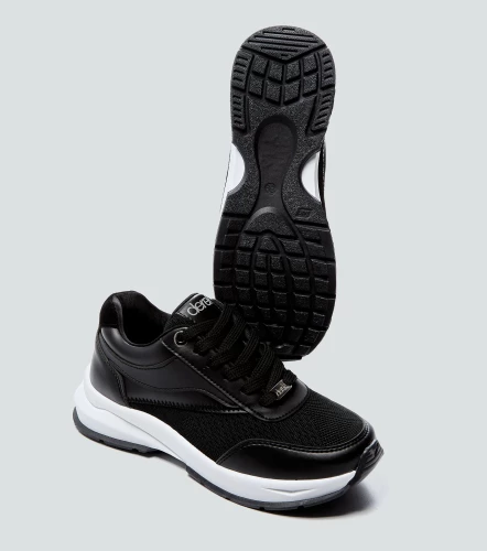 Tenis Para Mujer Unicolor Con Suela Alta DerekNG