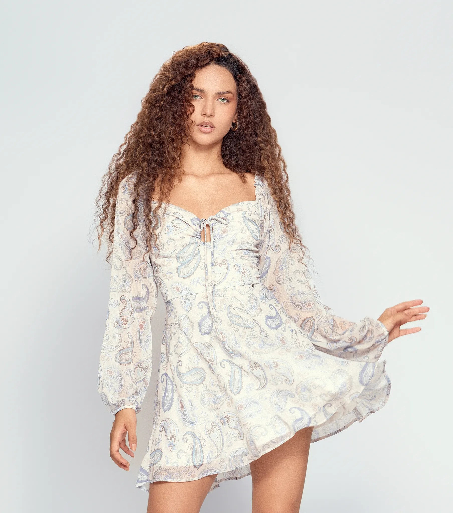 Vestido Corto Para Mujer Estampado Floral DerekKQ