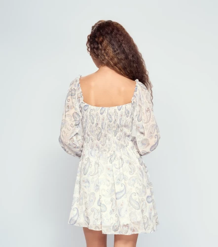 Vestido Corto Para Mujer Estampado Floral DerekKQ