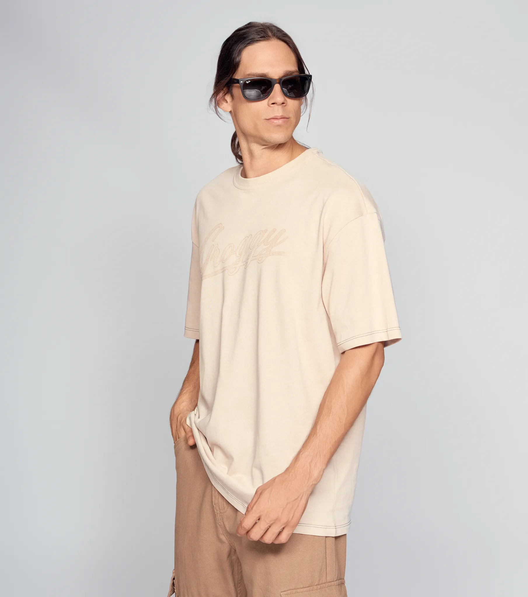 Wesly T Shirt Oversized Masculina Groggy 834579 BG