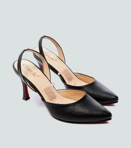 Zapatilla Para Mujer Con Tacon Unicolor DerekNG