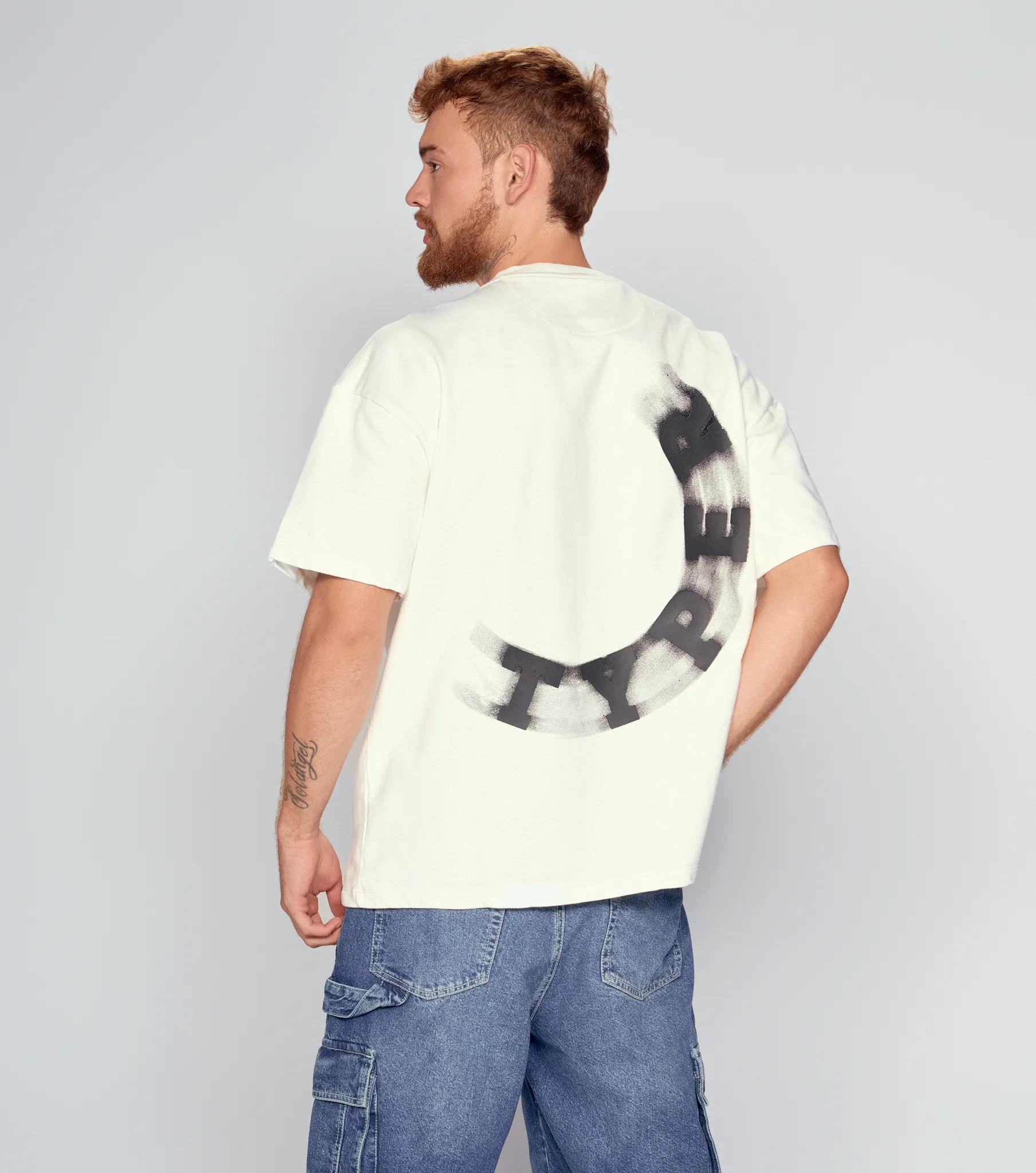 Zayn T Shirt Extraoversize Estampada Typer 833697 BH