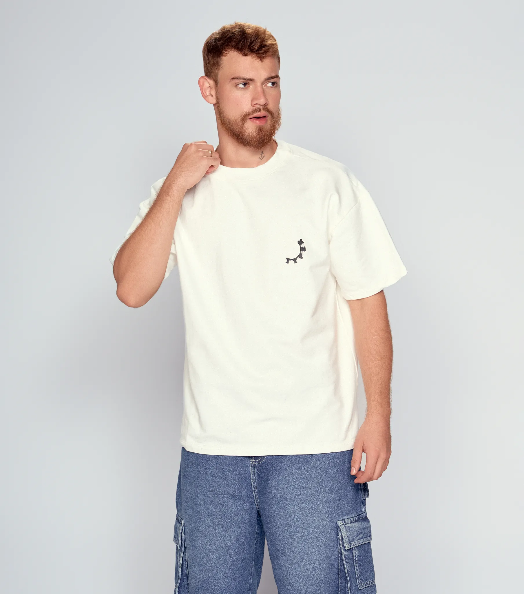 Zayn T Shirt Extraoversize Estampada Typer 833697 BH