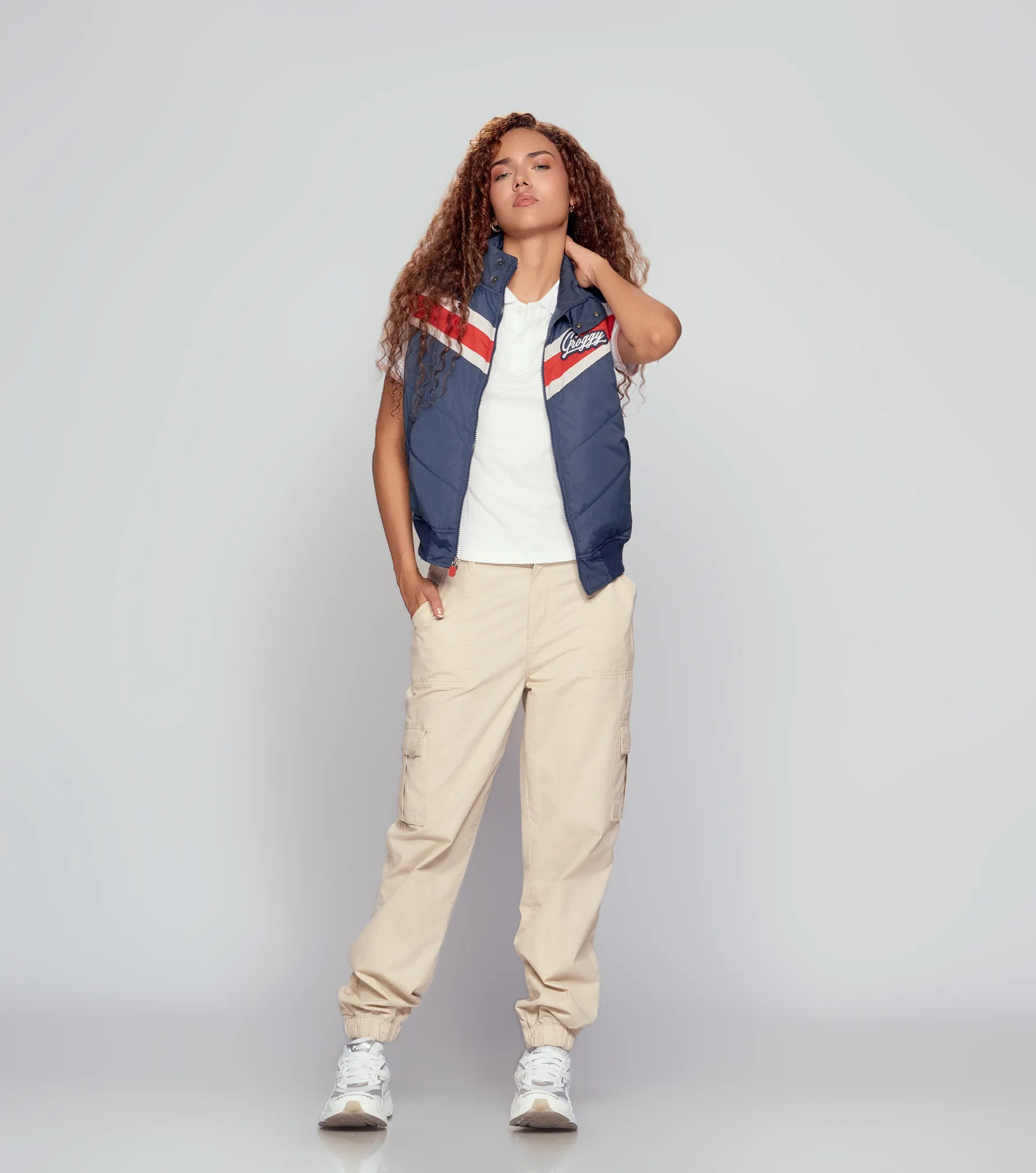 Caly Chaleco Femenino Groggy 832344 AO
