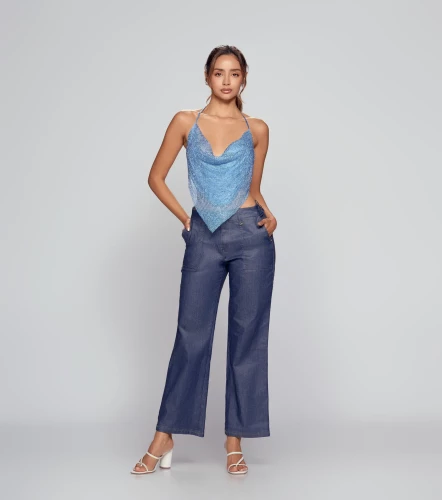 Jean Para Mujer Bota Recta Con Proceso Oscuro Praga Danelik DerekAZ