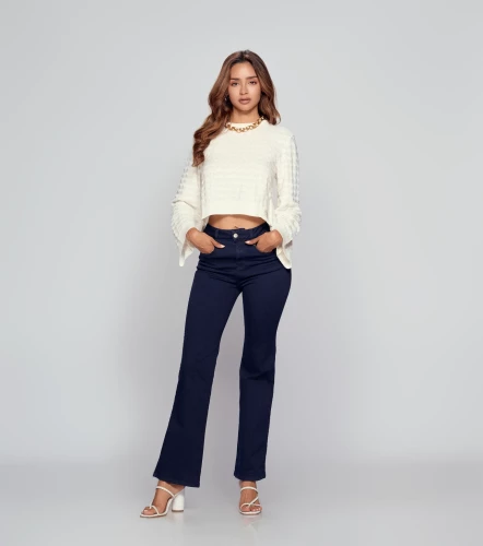 Jean Para Mujer Pull Up Bota Flare Praga Martina DerekAZ